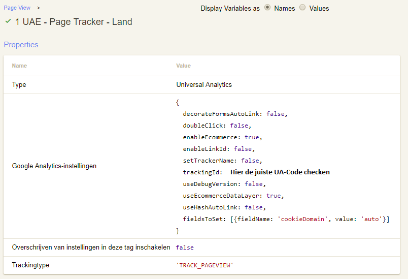 Google Tag Manager GTM Page Tracker