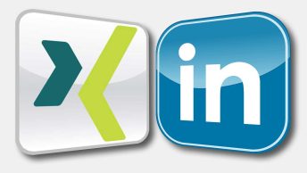Logo Xing en logo LinkedIn