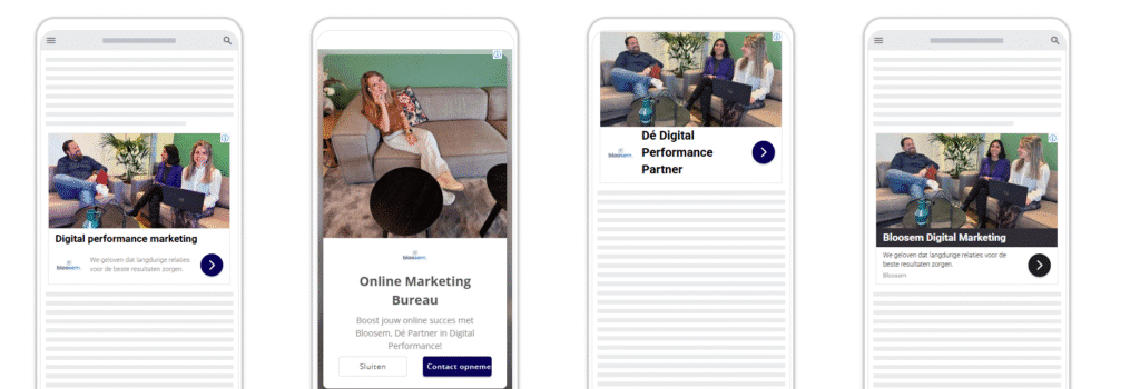 Voorbeelden Display Advertising