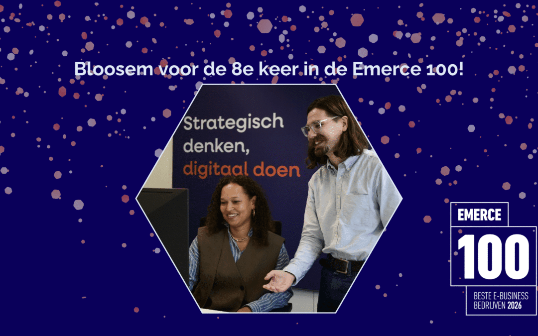 Bloosem staat voor de 8e keer op rij in de Emerce 100!